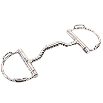 Bar H Equine D Ring Racking Snaffle Bit Stainless Steel